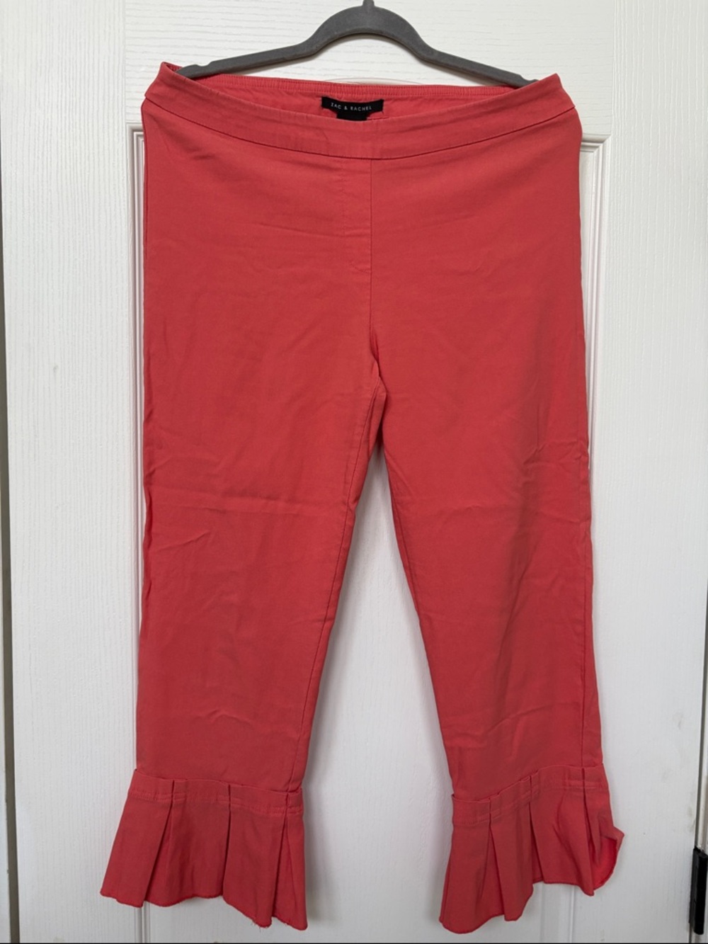 Zac & Rachel Coral Ruffle Hem Leggings